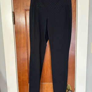 Up Brand Black Polka Dot Pants Size‎ 6 Office Wear